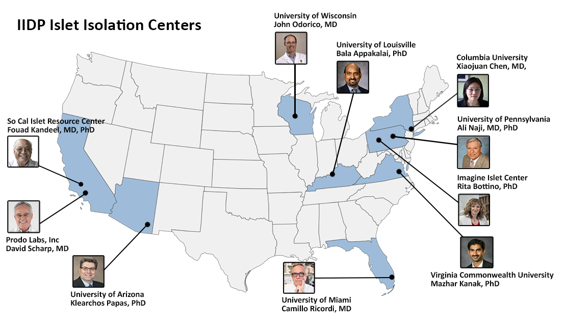 IIDP Map of Isolation Centers
