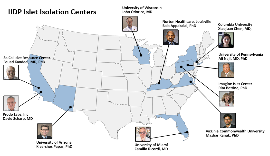 IIDP Map of Isolation Centers